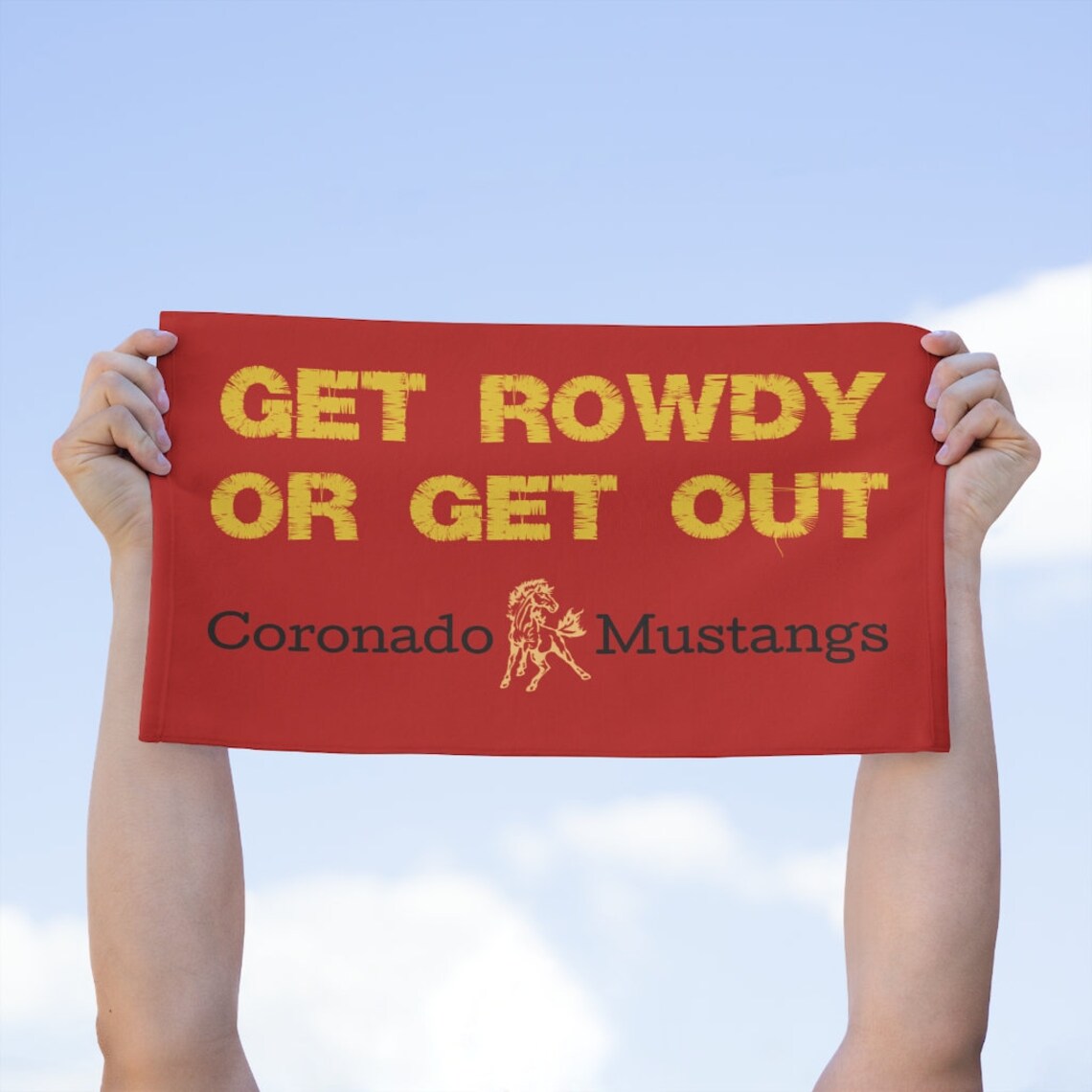 Customizable School Spirit Rally Towel / 11x18 / Sports Rally Etsy