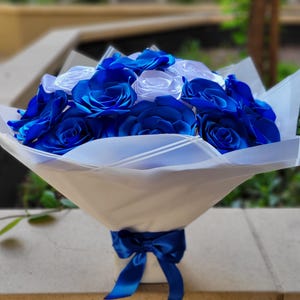 永遠のバラの花束、手作りの永遠の花、永遠のバラの花束、記念日のバラ、誕生日のバラ、ギフト、ラモ