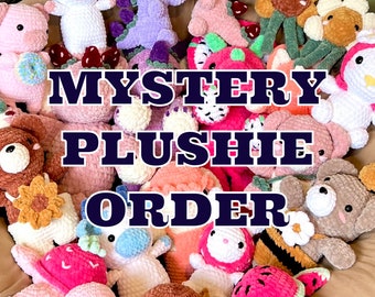 MYSTERY Plushie order - surprise plushies - mystery crochet stuffed animal order