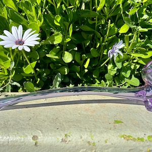 TOBACCO GLASS 11” Purple  Gandalf Glass Pipe (Handmade)