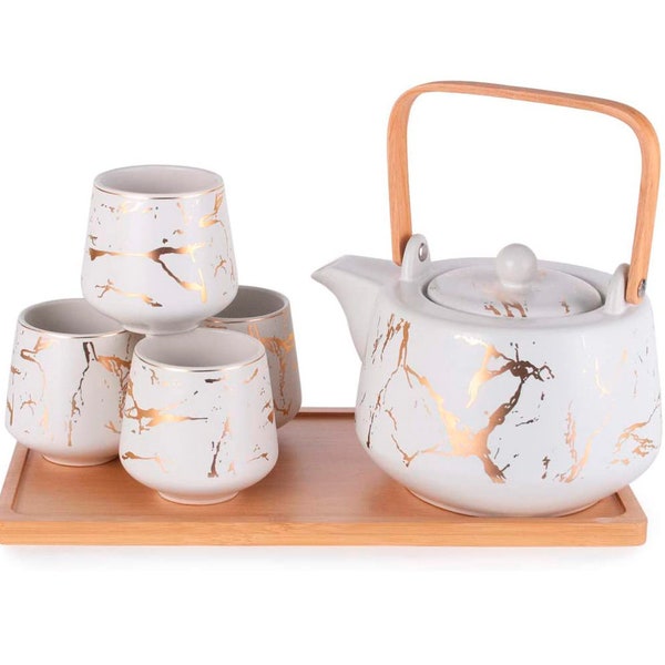 Modern Tea Set Etsy