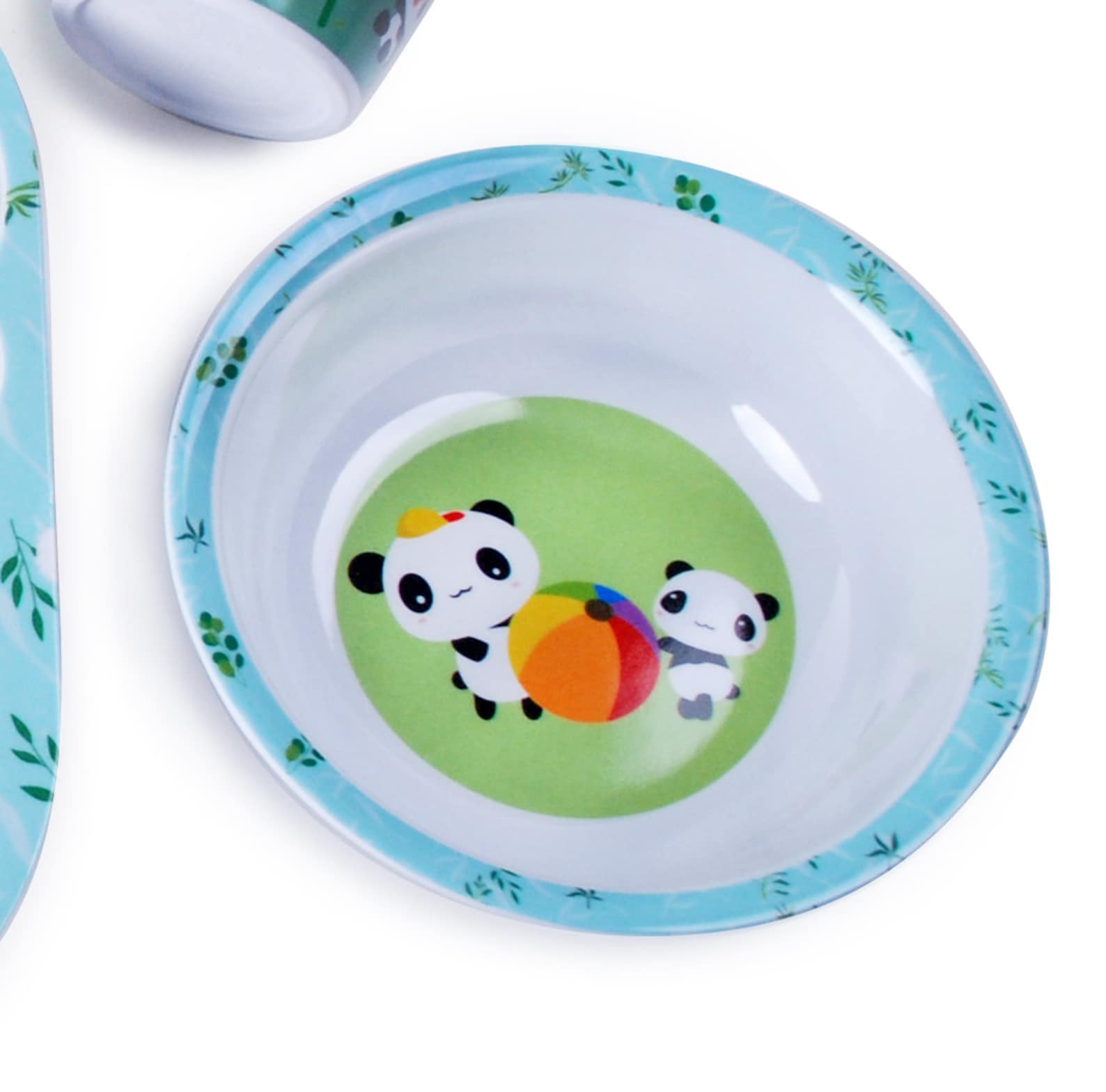 4 Piece Children Melamine Dinnerware Serving Set Sectioned Etsy UK