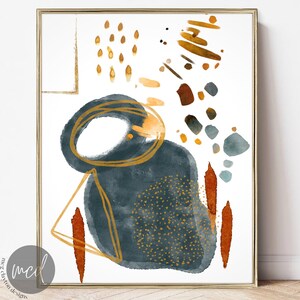 printable abstract art | maximalist wall art print | original abstract art | colorful abstract decor | eclectic printable wall art