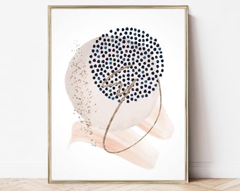printable abstract art | maximalist wall art print | original abstract | neutral abstract decor | printable wall art | digital download