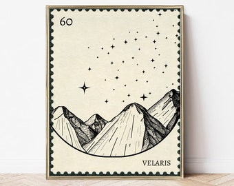velaris ACOTAR wall art print | digital download | bookish wall art | acotar printable | velaris art print | acotar poster wall print