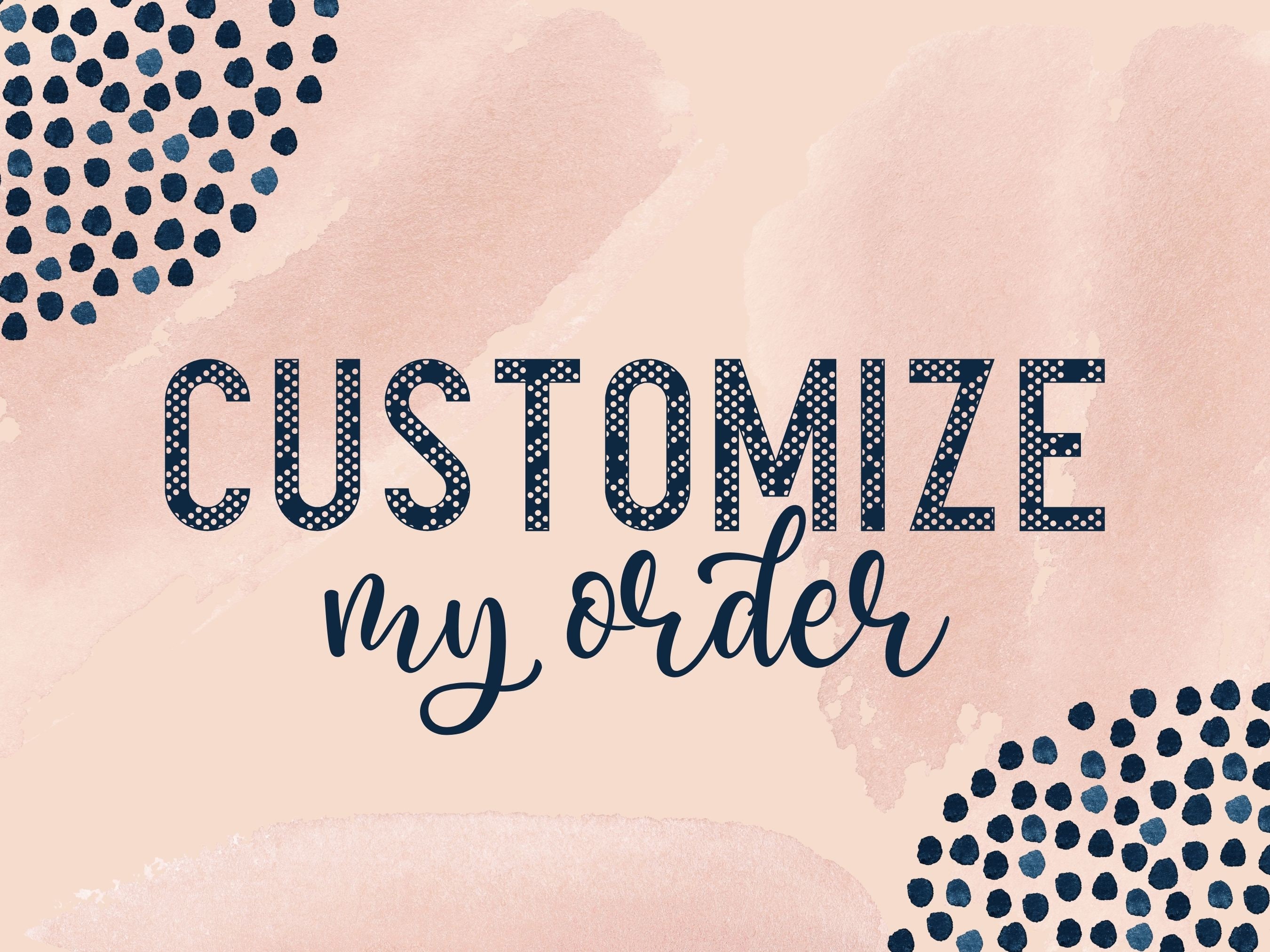 CUSTOMIZE ORDER Custom Digital Prints Add On Etsy
