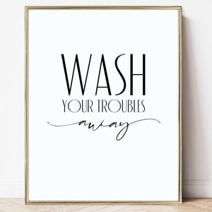 wash your hands you filthy animal | bathroom prints | guest bathroom decor | printable wall art | bathroom wall decor | digital download