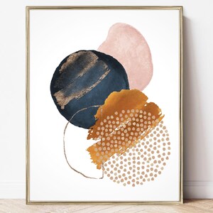 printable abstract art | maximalist wall art print | original abstract | neutral abstract decor | eclectic printable art | megclaytondesigns
