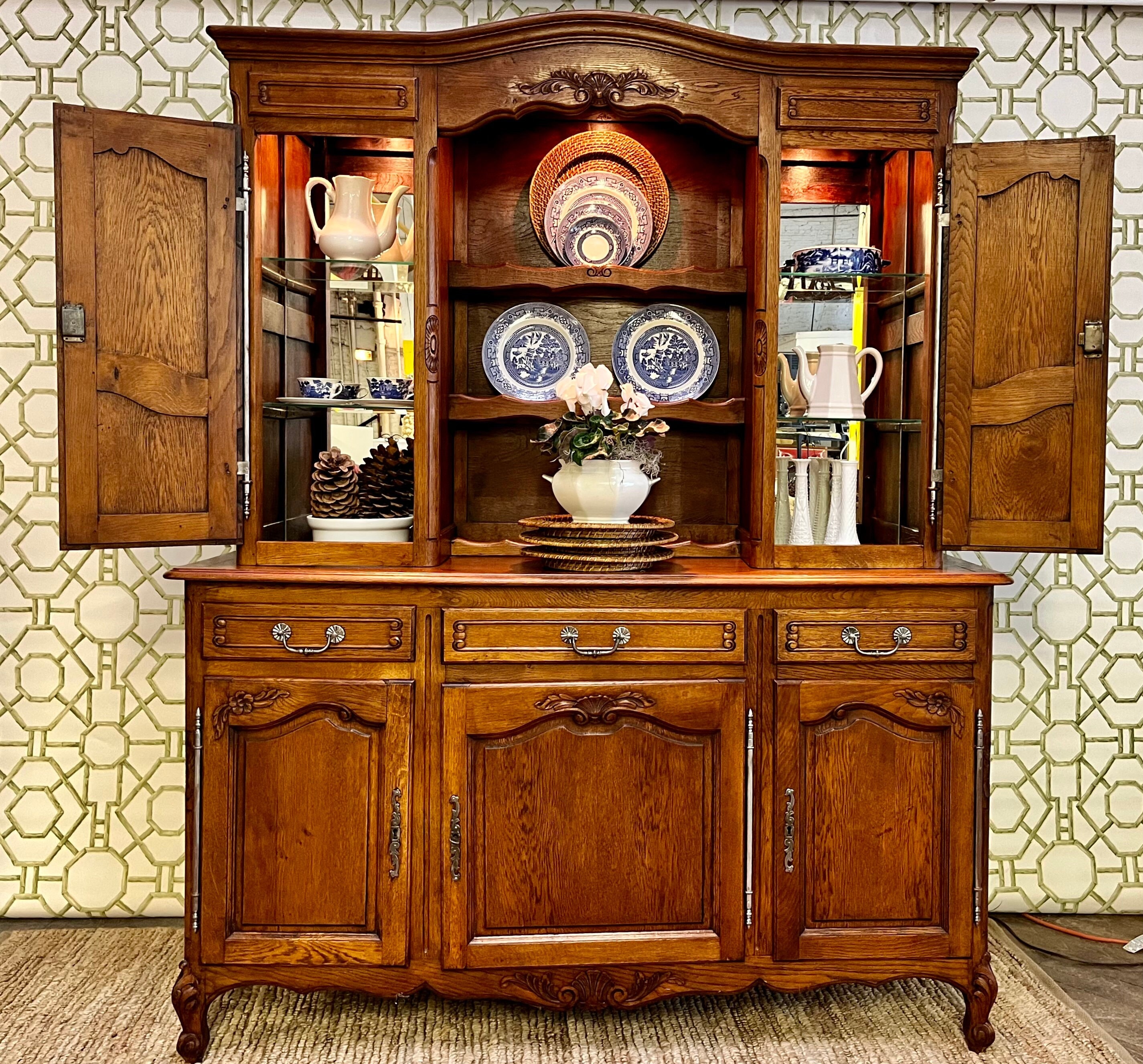 Antique buffet and hutch deals