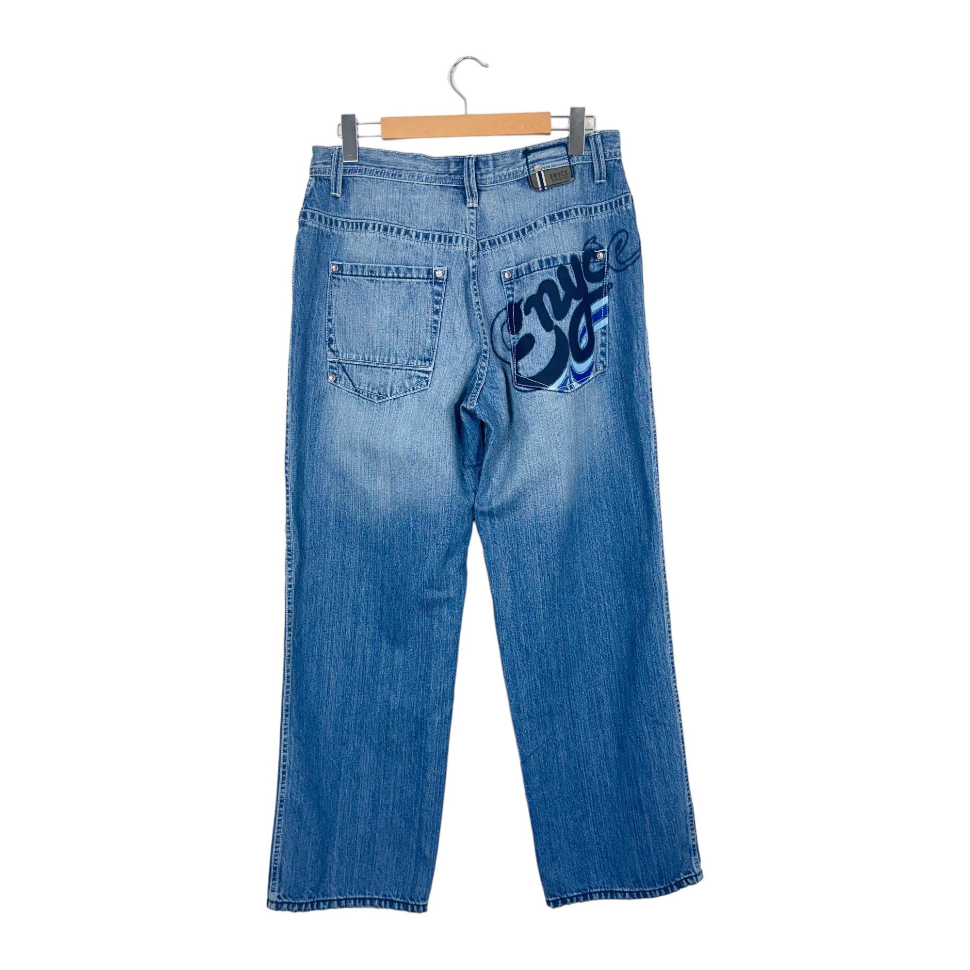 00s ENYCE baggy denim pants HIPHOP b-boy Baggy Clothes 2000s