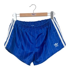 80s Adidas Shorts Shiny Sprinter Nylon Retro Vintage (D6)