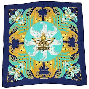 Vintage Hermès Proues Silk Scarf