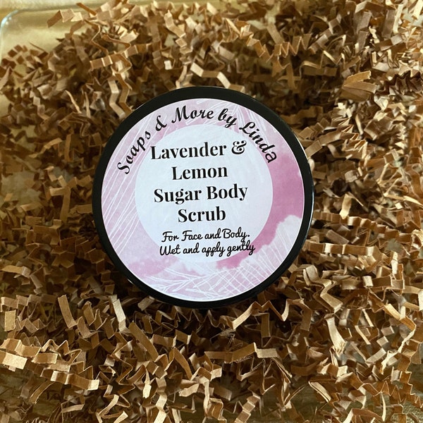 Lavender & Lemon Sugar Scrub