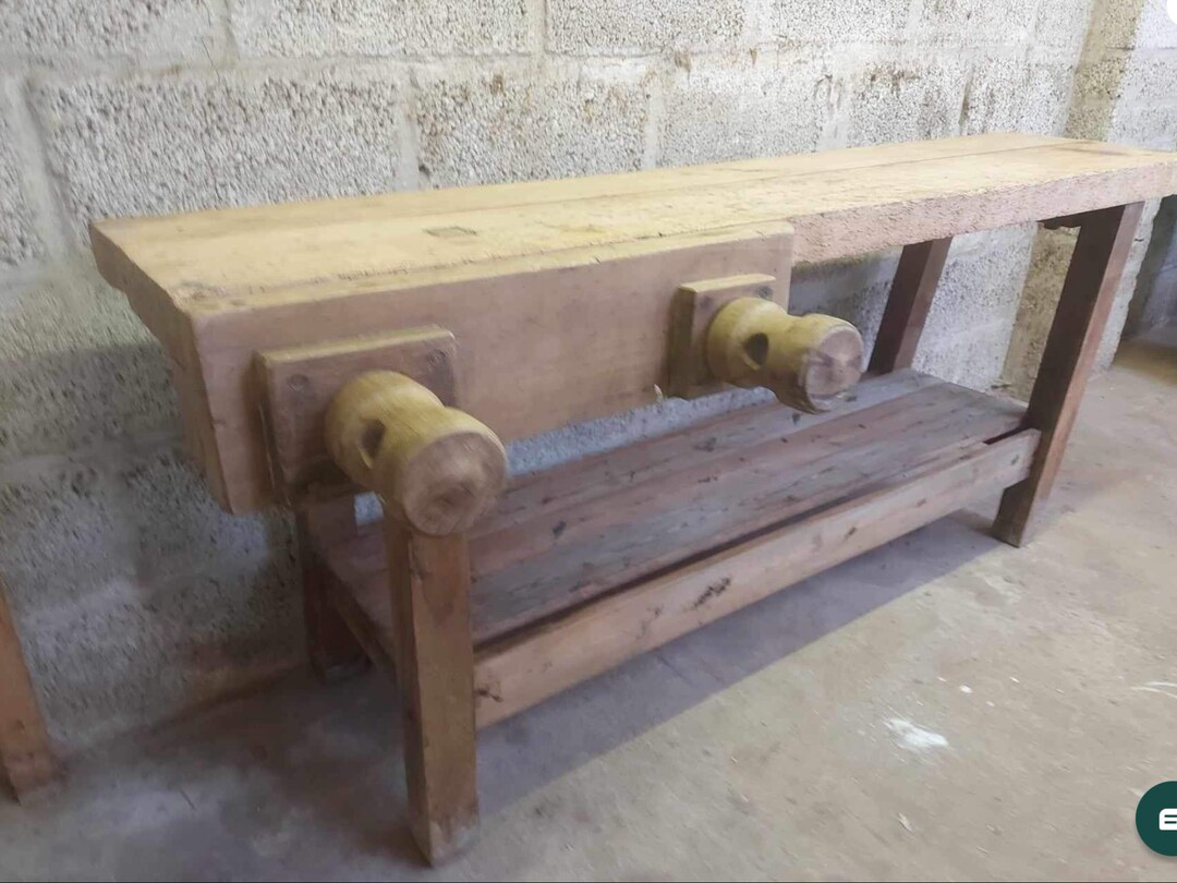 Vintage Workbench Kitchen Island Table - Etsy