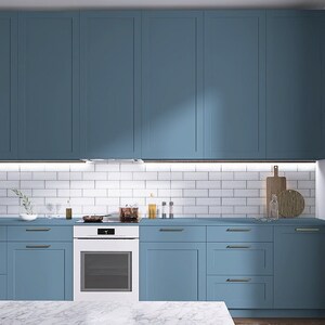 Sherwin Williams SMOKY BLUE Color Palette, Modern Interior Paint ...