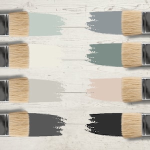 Sherwin Williams RAINWASHED Color Palette, Beach House Colors, Coastal Farmhouse Paint Palette, Coastal Color Scheme, Coordinating Colors image 4