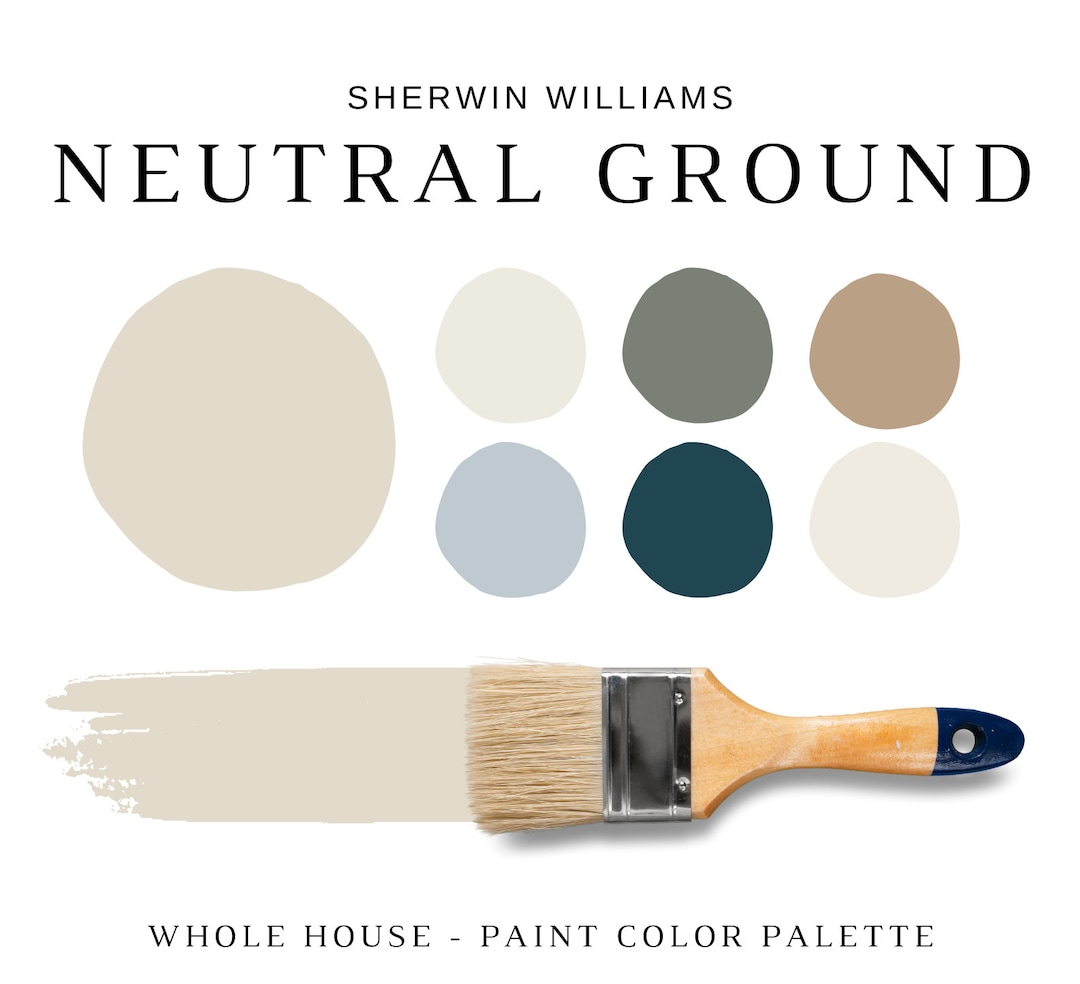 Sherwin Williams NEUTRAL GROUND Coordinating Colors, SW Neutral Paint