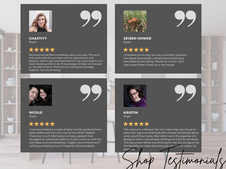 EXTERIOR Paint Color CONSULTATION, Custom Color Palette for the