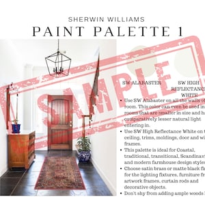 Sherwin Williams SEA SALT Coordinating Color, Coastal Beach House Color Palette, Bestselling Paint Color, Coastal Palette For Whole House image 5