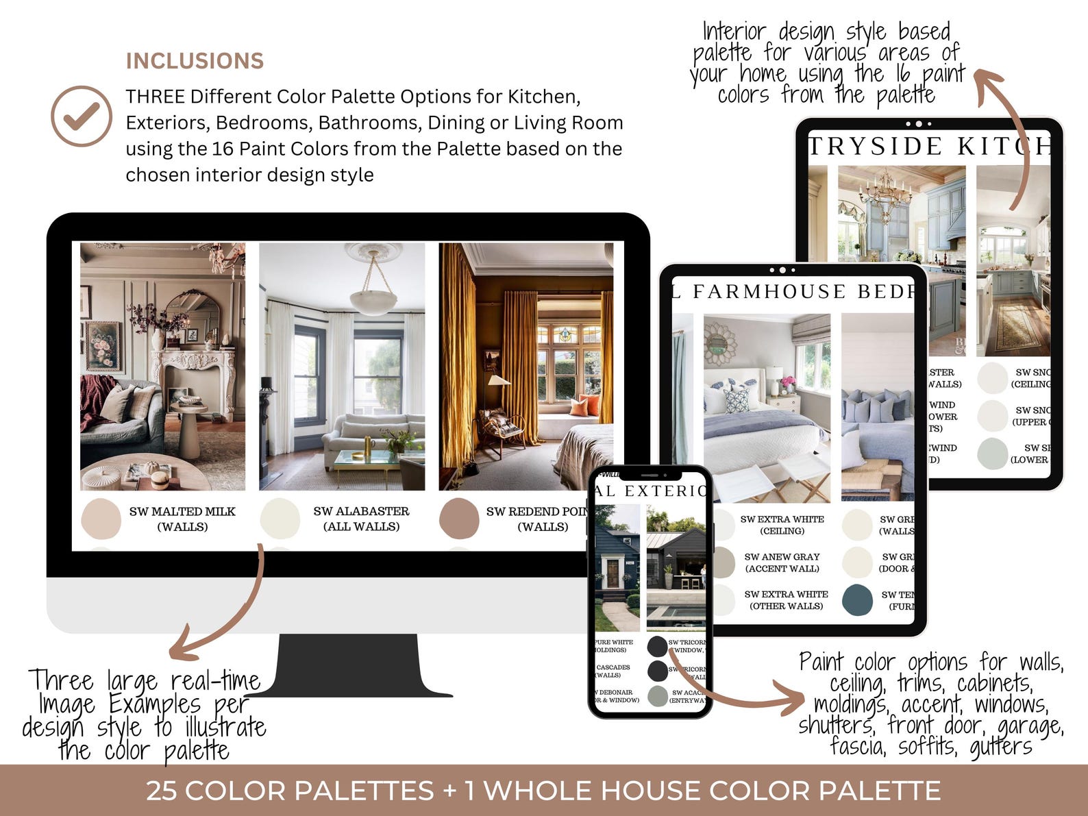 CRAFTSMAN Sherwin Williams Color Palette, CRAFTSMAN Home Paint Colors ...
