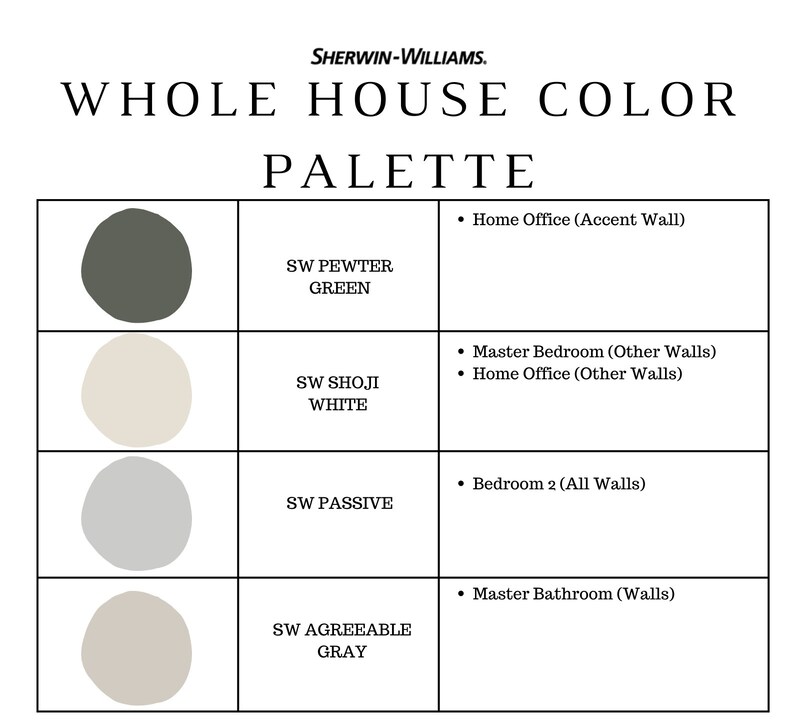 Sherwin Williams SEA SALT Coordinating Color Coastal Beach Etsy