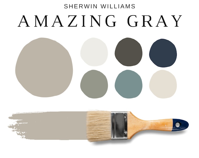 Sherwin Williams Greige Color Palette, Warm Neutral Paint Colors ...