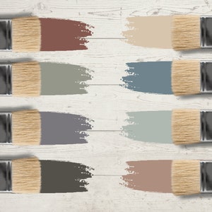 Paleta de colores BOHO de Sherwin Williams, colores de pintura BOHO, granja boho, colores de pintura de pared boho terrosos, esquema de pintura BOHO para toda la casa imagen 4