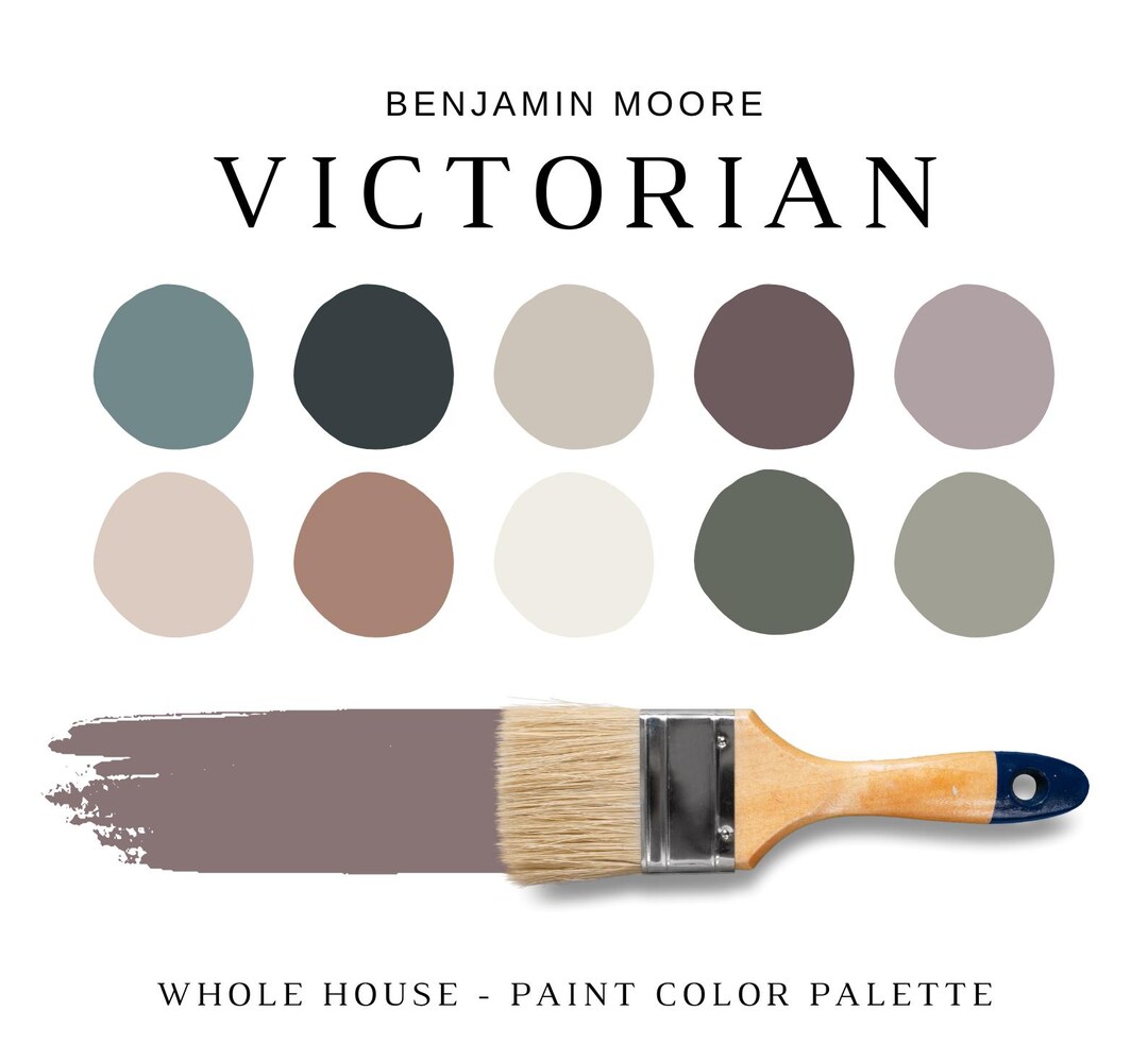 MODERN VICTORIAN Benjamin Moore Paint Palette, VICTORIAN Home Color ...