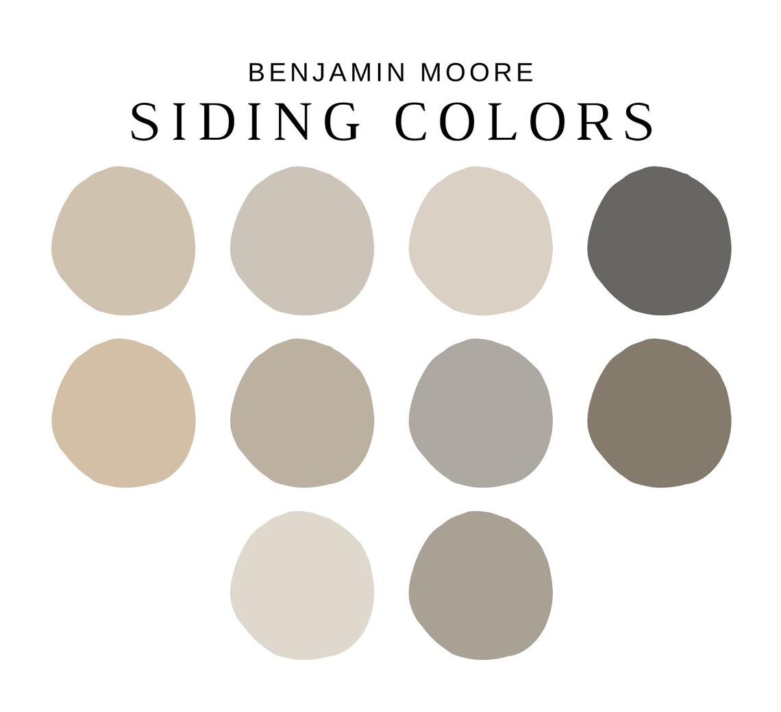 BEIGE EXTERIOR Benjamin Moore Color Palettes, Warm Beige Homes, GREIGE ...