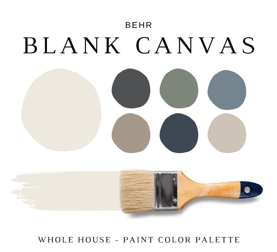 Behr Blank Canvas Coordinating Colors