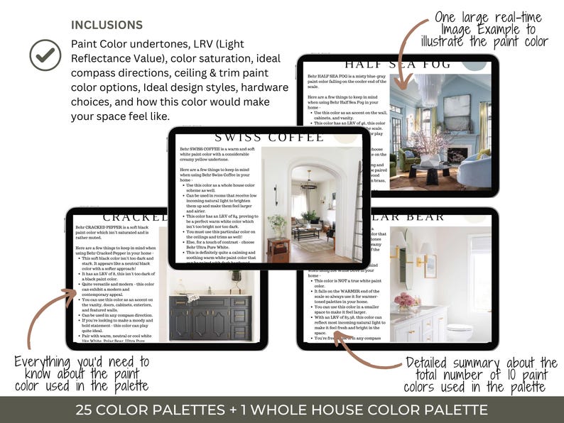 Image showcasing Behr SCANDINAVIAN Color Palettes, Whole House Behr Minimalist Paint ...