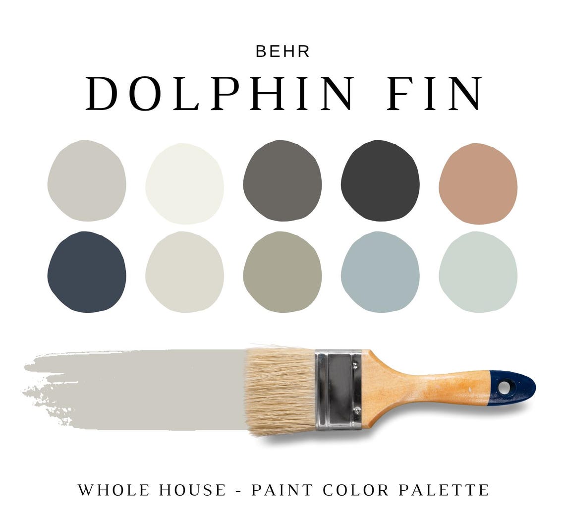 Dolphin Fin Paint Color