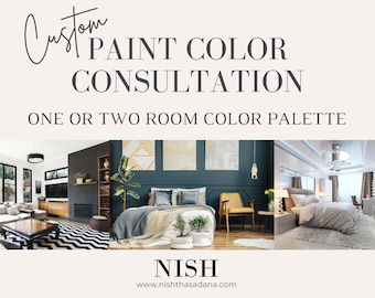 Paint Color CONSULTATION, CUSTOM Color Palette, Sherwin Williams Interior Paint Colors, Interior Color Schemes, Wall Color Paint, E-Design