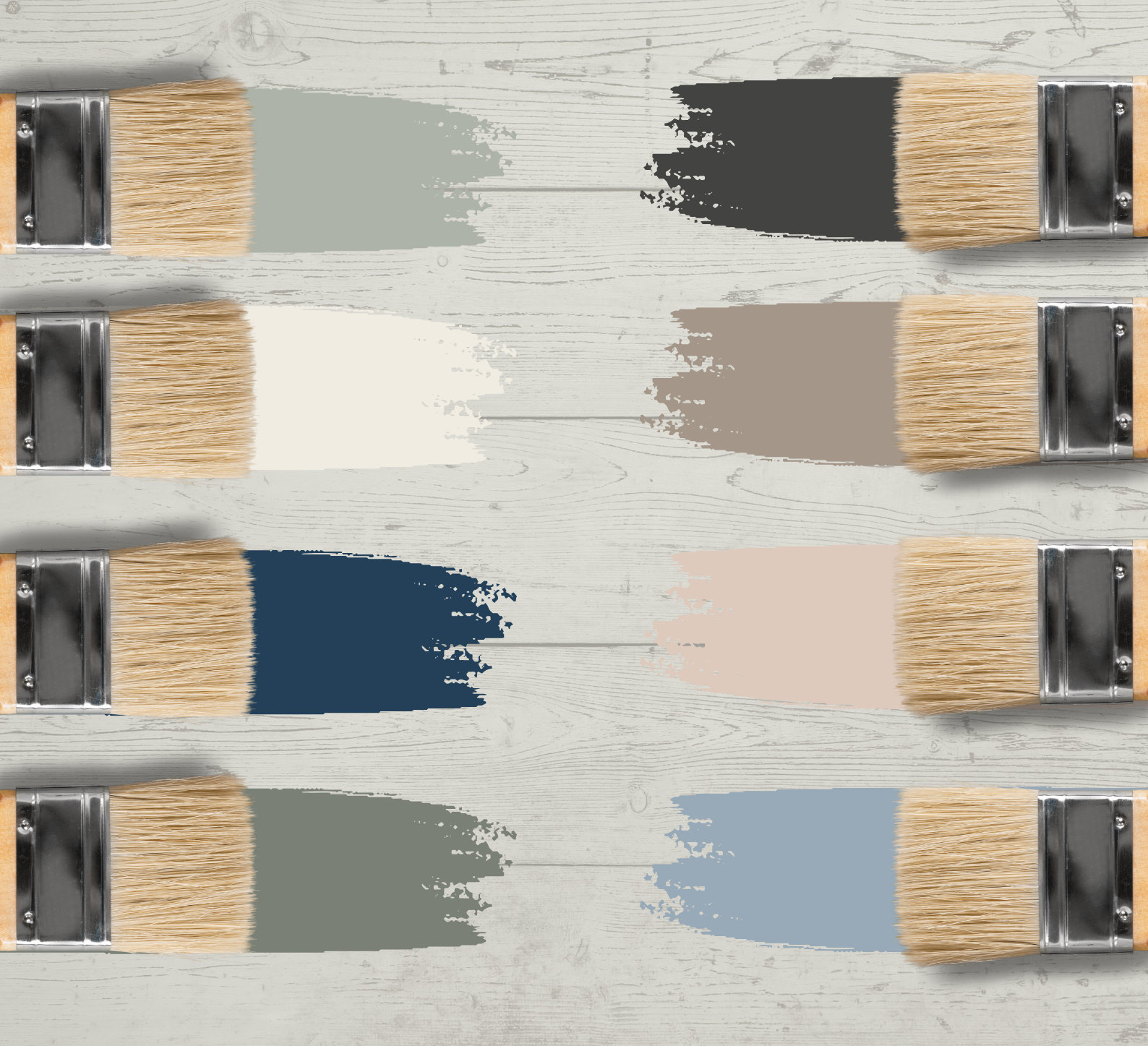 Sherwin Williams OYSTER BAY Color Palette, Coastal Paint Colors, Blue