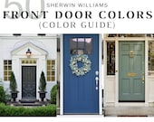 Sherwin Williams FRONT DOOR COLORS, 50 Exterior Door Colors, Best Front Door Colors, Door Color Ideas, Front Door Paint, Exterior Paints