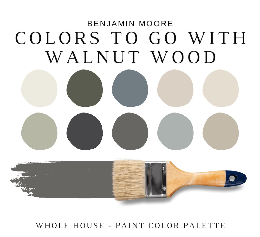 Benjamin Moore Best Neutrals for WALNUT Hardwood Floors and Cabinets ...