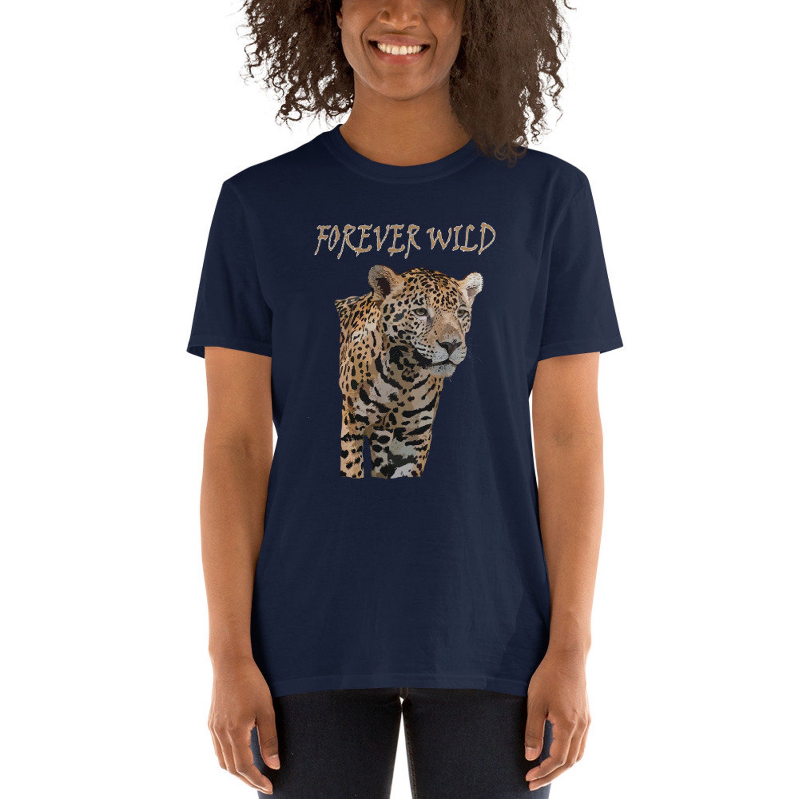 Jaguar T-shirt Jaguar Short Sleeve Shirt Wildlife T-shirt | Etsy