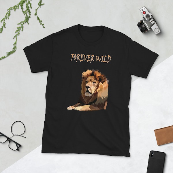 Lion T-Shirt, Lion Shirt, Wildlife TShirt, Unisex TShirt, Animal TShirt, Lion TShirt, Lion Tee, Wildlife T-shirt, Lion Lover Gift