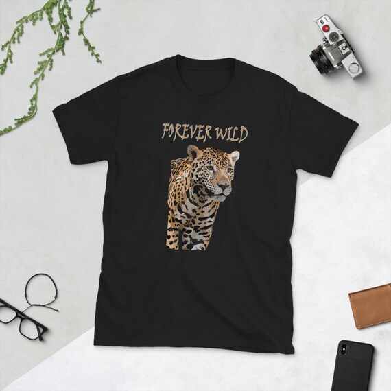 Jaguar T-Shirt Wild Cat Shirt | Graphic Tee Shirt With Tiger Jaguar T-Shirt Wild Cat Shirt | Graphic Tee Shirt With Tiger