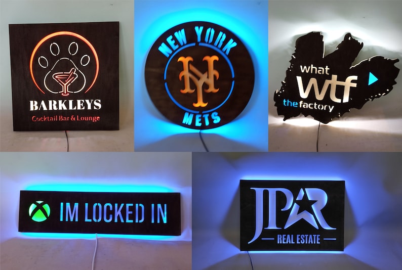 Custom Neon Sign Logo Led Logo Sign Custom Led Neon Sign Etsy Custom Neon Sign Logo Led Logo Sign Custom Led Neon Sign Etsy