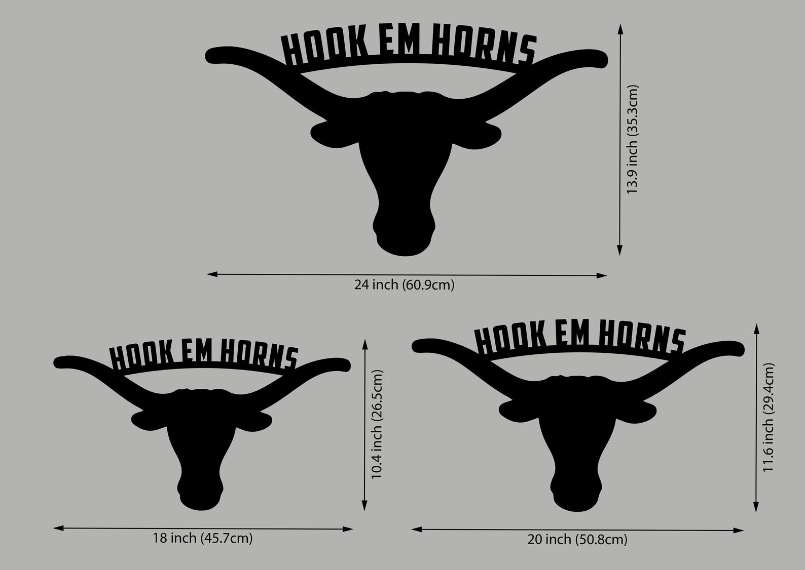 Texas Longhorns Light Longhorns Sign LED Texas Longhorns Led Etsy