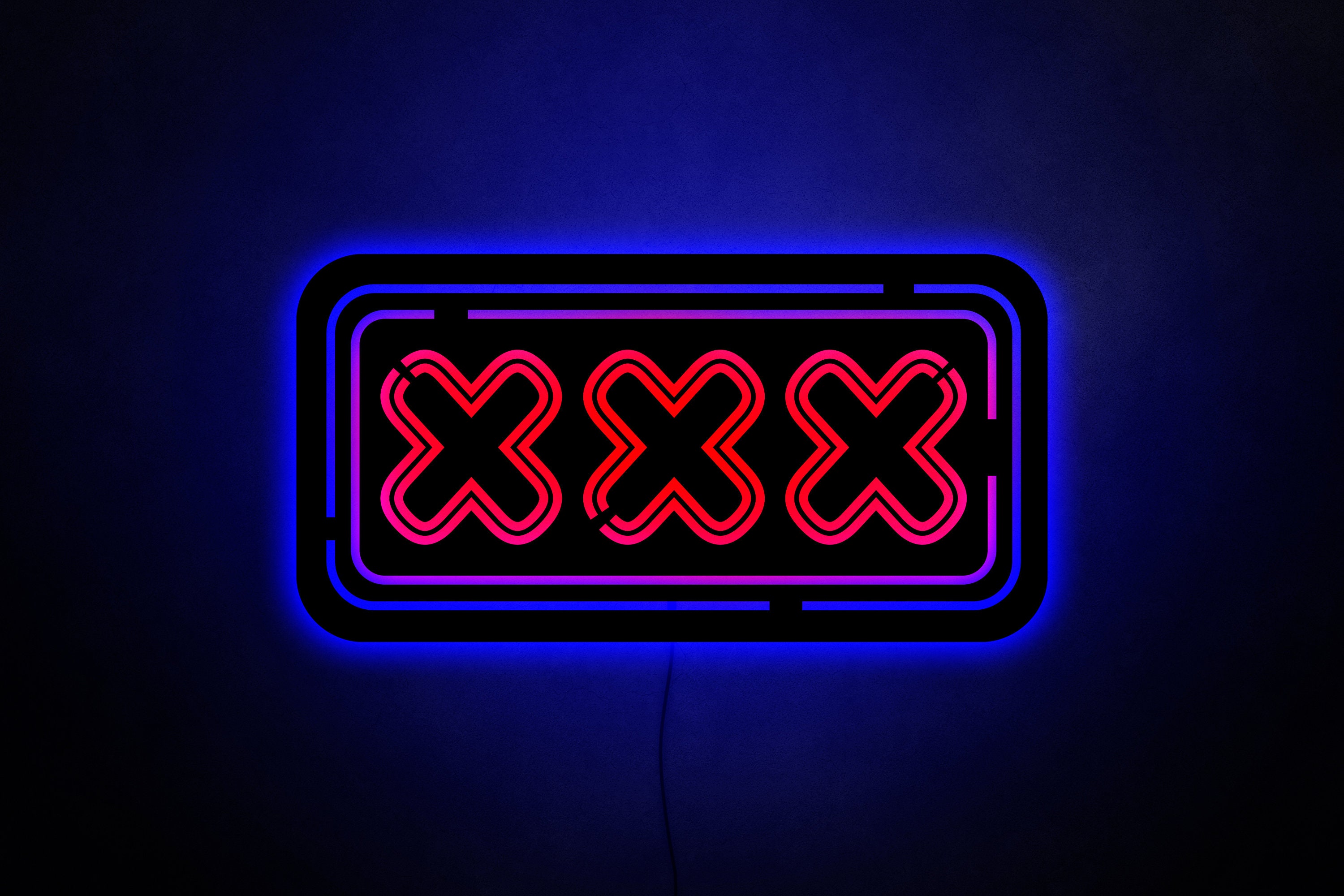 Sex sign neon light