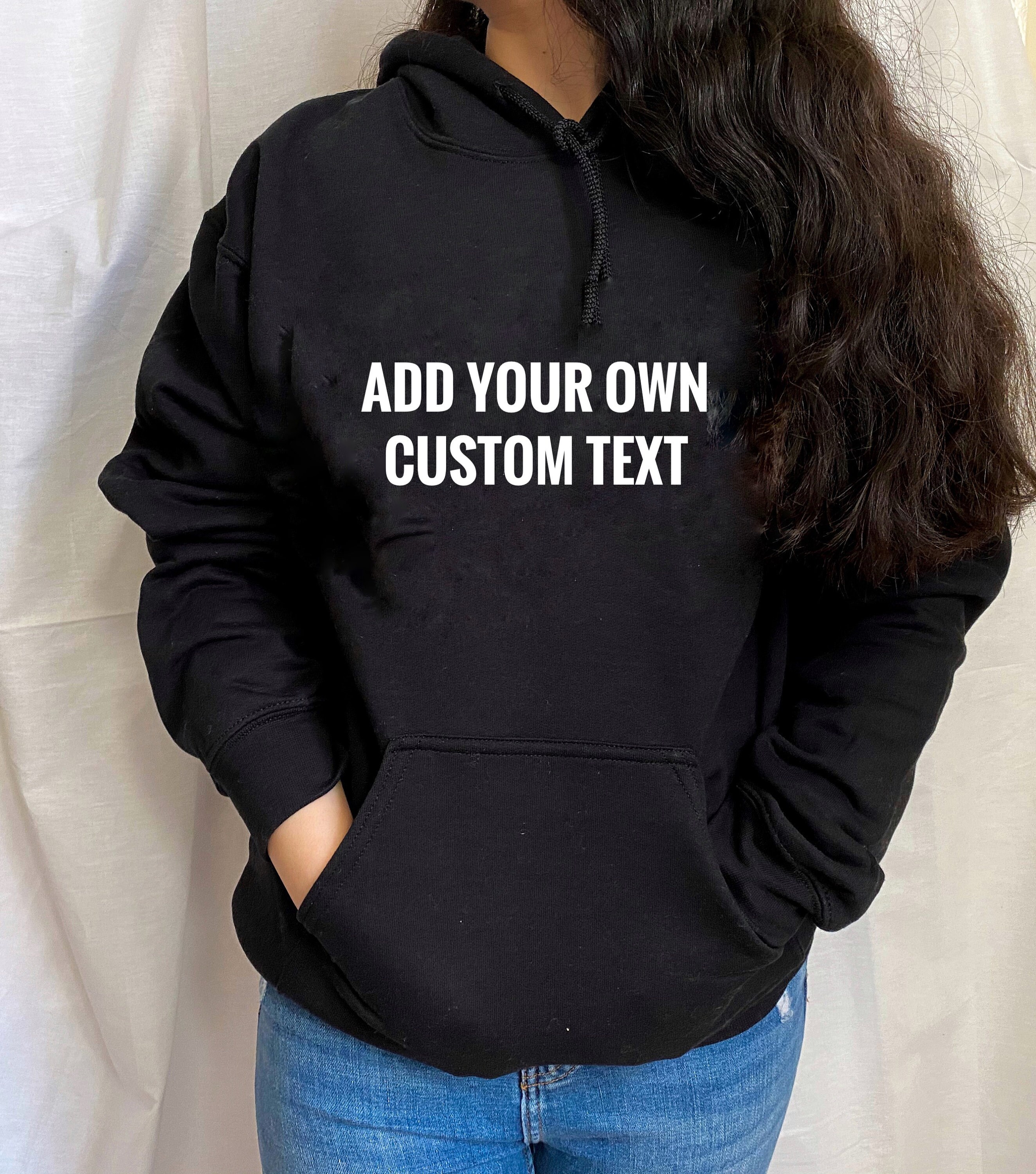 Custom hoodie cozy comfy hoodie unisex hoodie black hoodie Etsy