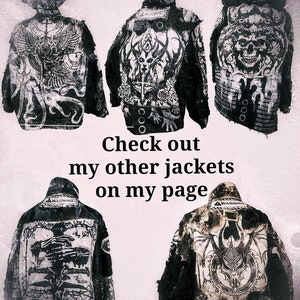 Custom goth punk skull metal y2k emo harajuku kawaii rock crust festival pants vegan cyber image 7