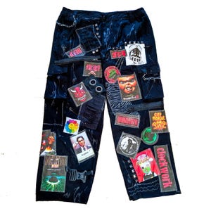 Custom patchworked City Morgue Zilla Kami Sosmula inspired pants