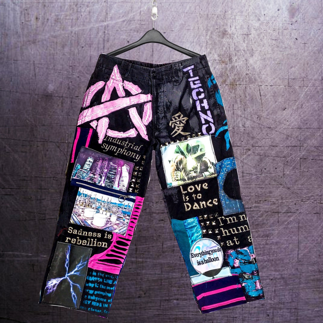 Custom Handmade Alien Futuristic Cyber Punk Techwear