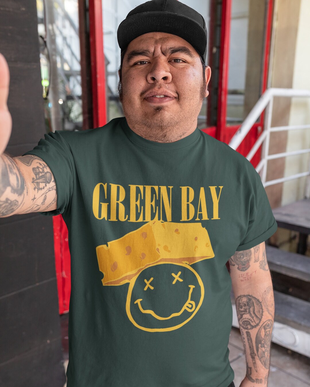 Green Bay Cheesehead Unisex Tee Etsy