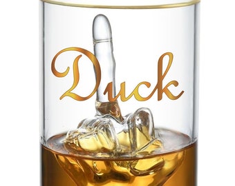 Personalized Custom Middle Finger Shot Glass – 4oz Small 3D Middle Finger Glass, 1-Pcs Mini Shot Glasses with Food-Grade Non-BPA Glass.