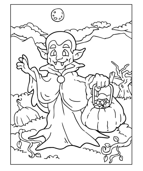 Halloween Coloring Pages for Kids Ages 4-8 Celebrate Halloween Cute Coloring  Pages for Toddlers Halloween Books for Kids 