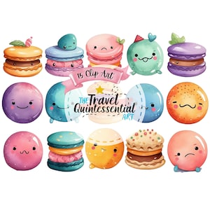 Cute Macarons Digital Art SETMA001